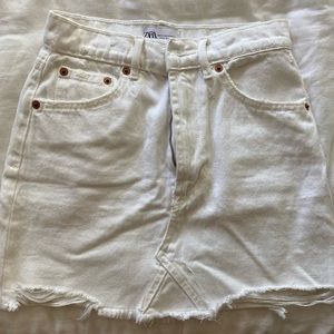 ZARA Denim Mini Skirt